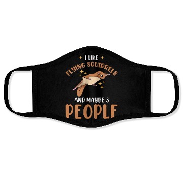 Discover Flying Squirrel Lover Face Masks