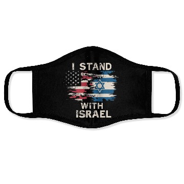 Discover I Stand With Israel Patriotic Face Masks