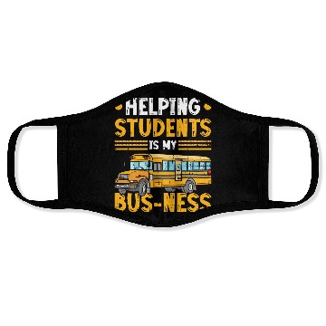 Discover Bus Assistant Back To School Bus Monitor Face Masks