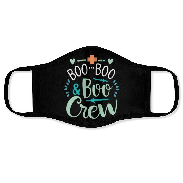 Discover Boo Boo Crew Ghost Halloweent-chirt Face Masks