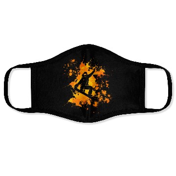 Discover Snowboarder Cool Freestyle Snowboarding Face Masks