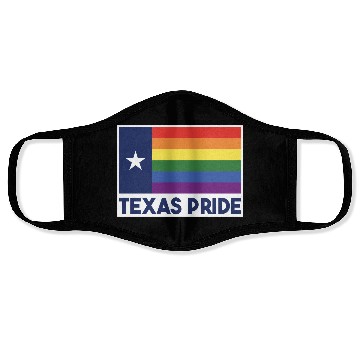 Discover Texas Flag Rainbow Design for proud LGBT+ Texan Face Masks