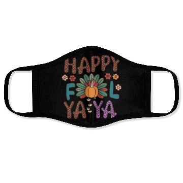 Discover Happy Fall Ya thanksgiving Face Masks Design Autumn