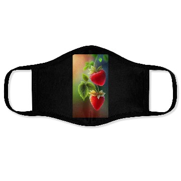 Discover This design is strawberry fruit Face Masks