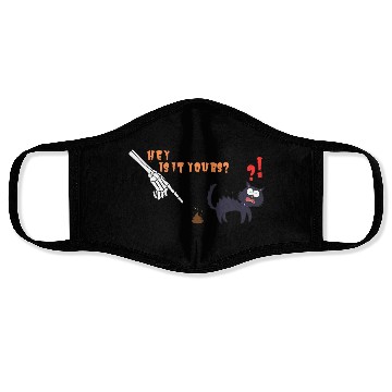 Discover Funny Halloween Skeleton and Cat Face Masks