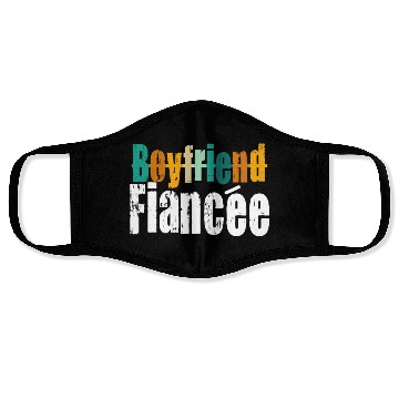 Discover Couple Engagement Engaged Men Funny Fiancee Face Masks