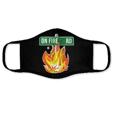Discover Onfire Road Street Sing Face Masks