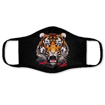 Discover Best innovative hip hop tiger design Face Masks