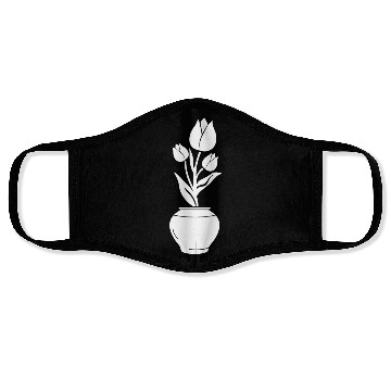 Discover Tulip Gardening Vase Face Masks