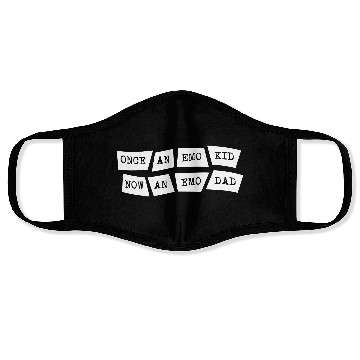 Discover Emo Kid Emo Dad Face Masks