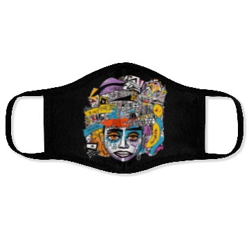 Discover Graffiti Vizualise Face Masks