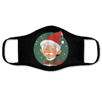 Discover christmas happy elf Face Masks