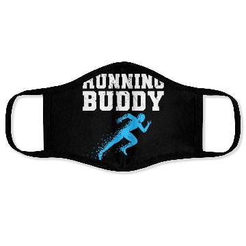 Discover XC Runner Cross Country Running Buddy Face Masks