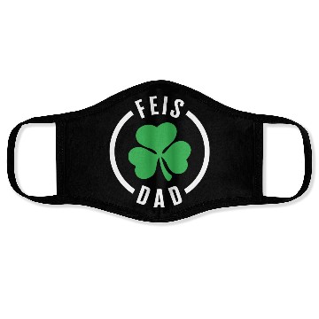 Discover Father Face Masks, Feis Dad Three Leaf Clover Lucky