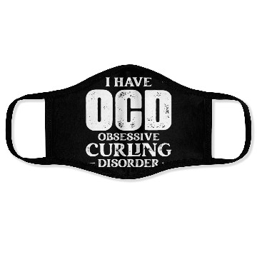 Discover I Have OCD Obsessive Curling Disorder Curler Ice S Face Masks