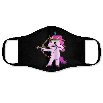 Discover Unicorn Archery Athletic Person Gift Face Masks
