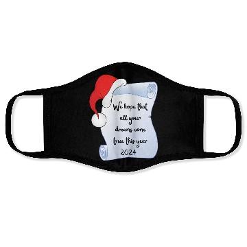 Discover Santa Claus wishes Face Masks