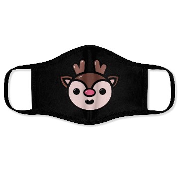 Discover Reindeer Face Face Masks