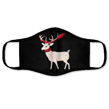 Discover The best Christmas deer design Face Masks
