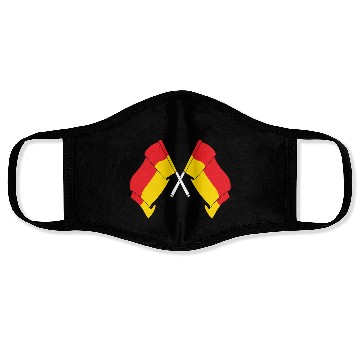 Discover Two flags Germany Face Masks