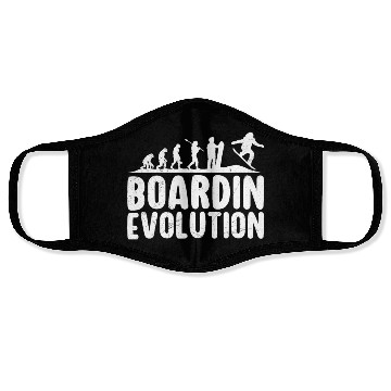 Discover Snowboarder Boardin Evolution Snowboarding Face Masks