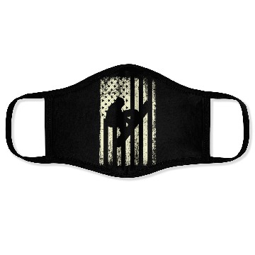 Discover America Snowboard Freestyle Snowboarding USA Face Masks