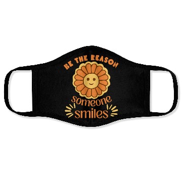 Discover be the reason someone smiles world kindness day Face Masks
