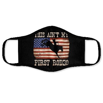 Discover This Ain't My First Rodeo - Rodeo Cowboy Western Face Masks