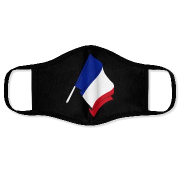 Discover France flag Face Masks