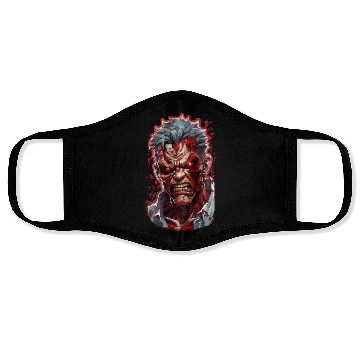 Discover Anime red angry zombie Face Masks