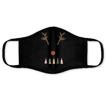 Discover Cute Reindeer Christmas Face Masks