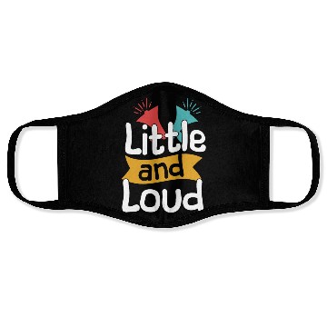 Discover Little And Loud Cheerleading Cheerleader Face Masks