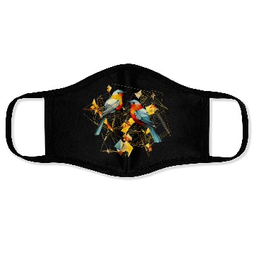Discover Geometric Birds Face Masks