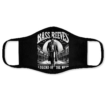 Discover Bass Reeves Deputy US Marshal Face Masks