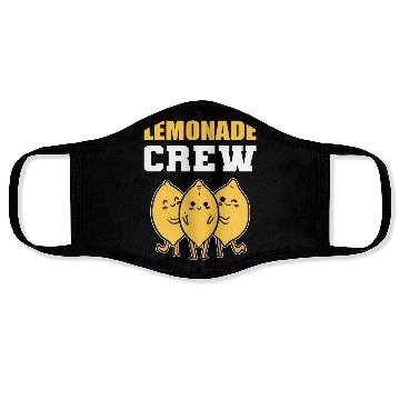 Discover Lemonade Crew Fruits Lover Gift Face Masks