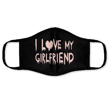 Discover I Love My Girlfriend Gift Face Masks
