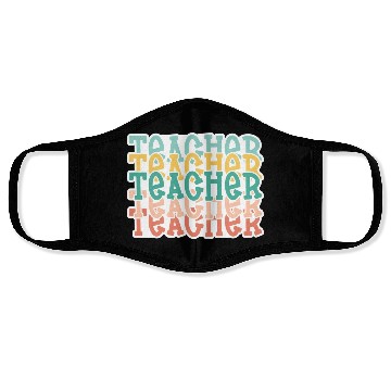 Discover Teacher Stacked Face Masks