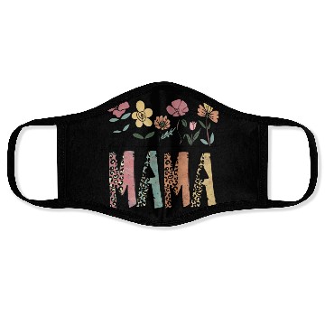 Discover leopard mama Face Masks