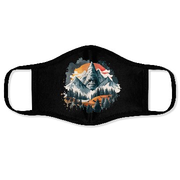 Discover Bigfoot Mountain Face Masks