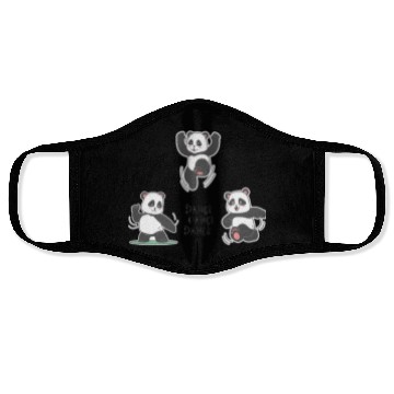 Discover Happy panda Face Masks