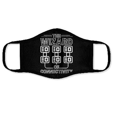 Discover Network Admin The Wizard Of Connectivity Face Masks