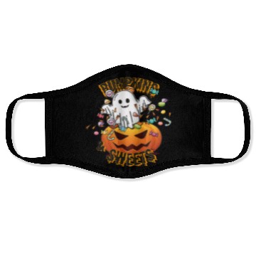 Discover Halloween-Ghost "Pumpkins and sweets" Face Masks