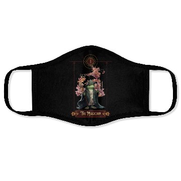 Discover "The Magician" Frog Tarot Card Face Masks