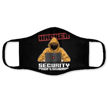 Discover Cybersecurity Hacker Security Professional Analyst Face Masks