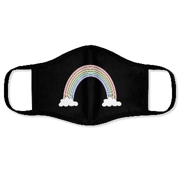 Discover Pastel Rainbow Love Face Masks