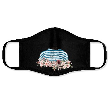 Discover Anchored Pug Gift For Dog Lover Face Masks