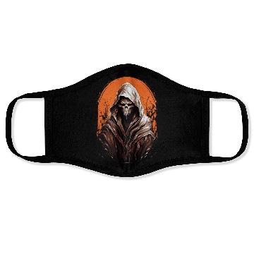 Discover Spooky Halloween Grim Reaper Face Masks