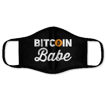 Discover Bitcoin Babe Face Masks