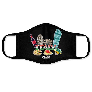 Discover I LOVE ITALY Face Masks