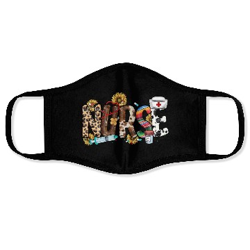 Discover Nurse Flower Face Masks